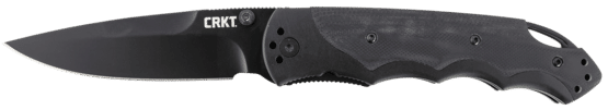 CRKT Fire Spark 3.88" Tactical Spear Point Folding Knife in Black